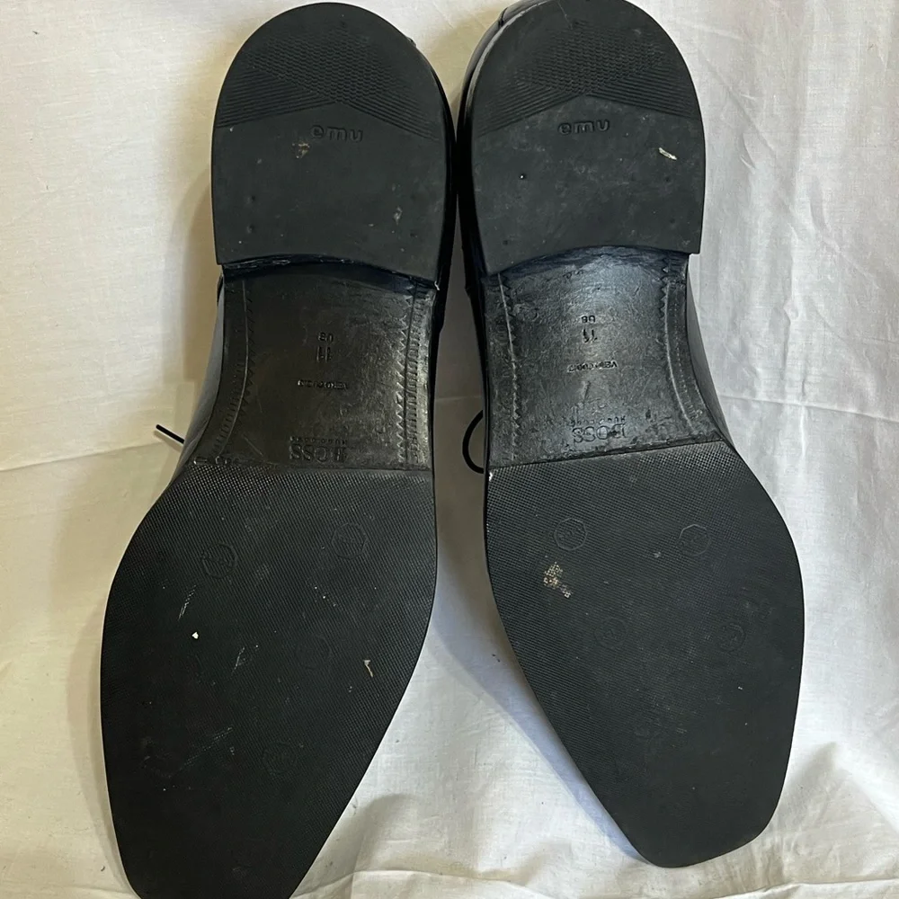 BOSS by HUGO BOSS leather shoes excellent condition all leather size 11 - Picture 7 of 10